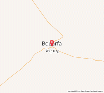Map of Bouarfa, Oriental