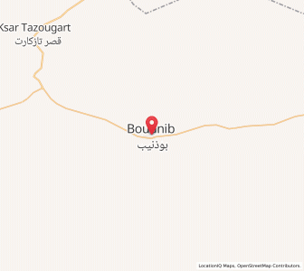 Map of Boudenib, Drâa-Tafilalet