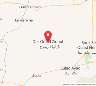 Map of Dar Ould Zidouh, Béni Mellal-Khénifra