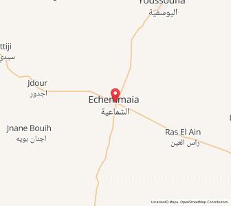 Map of Echemmaia Est, Marrakesh-Safi