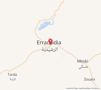 Map of Errachidia, Drâa-Tafilalet