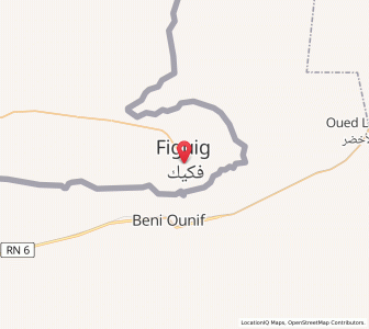 Map of Figuig (Centre), Oriental