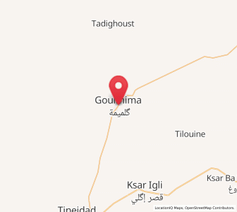 Map of Goulmima, Drâa-Tafilalet
