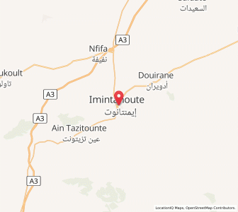 Map of Imi-n-Tanout, Marrakesh-Safi