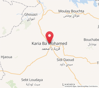 Map of Karia Ba Mohamed, Fès-Meknès