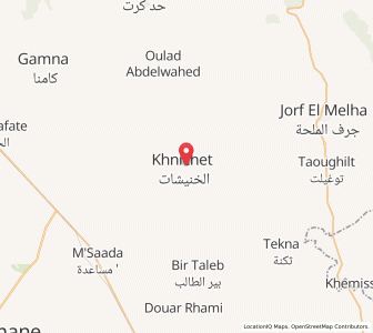 Map of Khenichet-sur Ouerrha, Rabat-Salé-Kénitra