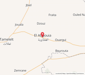 Map of Laâttaouia, Marrakesh-Safi