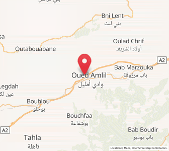 Map of Oued Amlil, Fès-Meknès