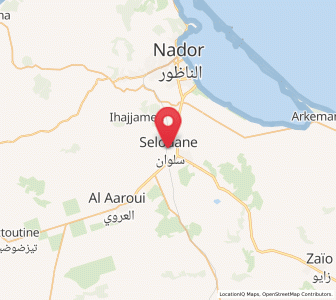 Map of Selouane, Oriental