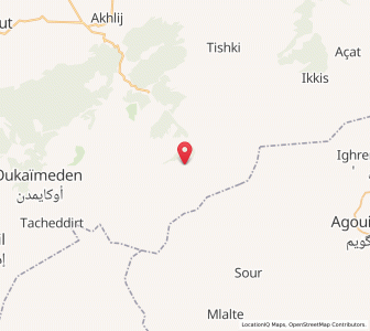 Map of Setti Fatma, Marrakesh-Safi