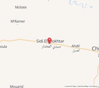 Map of Sidi Lmokhtar, Marrakesh-Safi