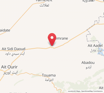 Map of Sidi Rahhal, Marrakesh-Safi