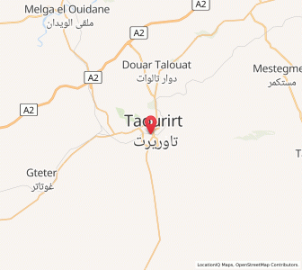 Map of Taourirt, Oriental