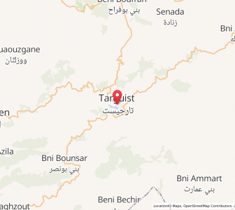 Map of Targuist, Tanger-Tetouan-Al Hoceima