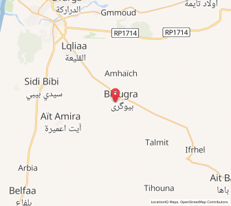 Map of Tine Biougra, Souss-Massa