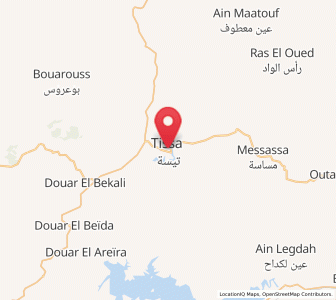 Map of Tissa, Fès-Meknès