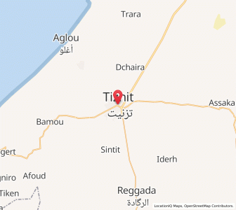 Map of Tiznit, Souss-Massa
