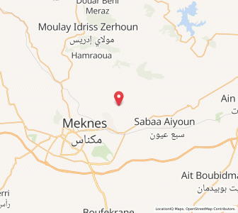 Map of Zoualet, Fès-Meknès