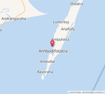 Map of Ambodifotatra, Analanjirofo