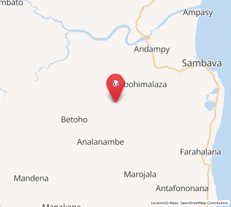 Map of Ambodivoara, Sava