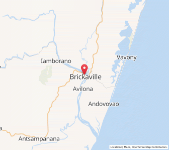 Map of Ampasimanolotra, Atsinanana