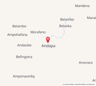 Map of Andapa, Sava