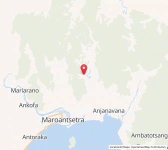 Map of Antakotako, Analanjirofo