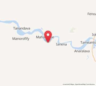 Map of Antanimena, Atsimo-Andrefana