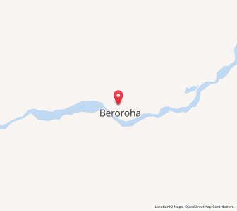 Map of Beroroha, Atsimo-Andrefana