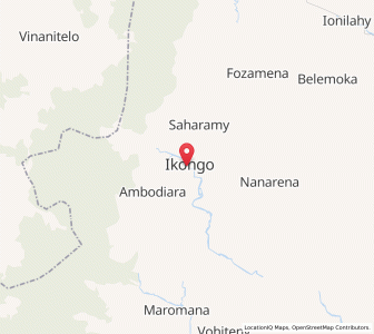 Map of Ikongo, Fitovinany Region