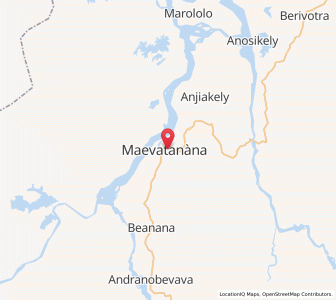 Map of Maevatanana, Betsiboka