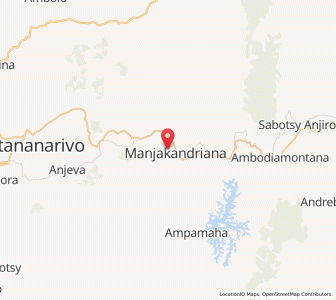 Map of Manjakandriana, Analamanga