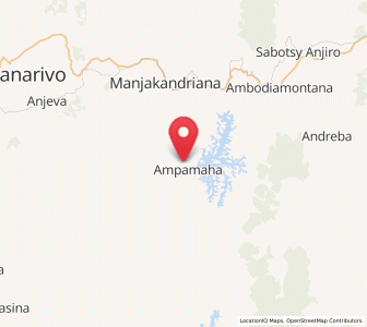 Map of Mantasoa, Analamanga