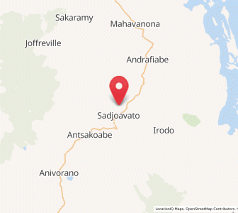 Map of Sadjoavato, Diana