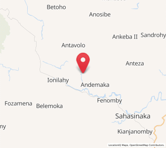 Map of Vohimanitra, Fitovinany Region