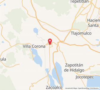 Map of Acatlán de Juárez, Jalisco