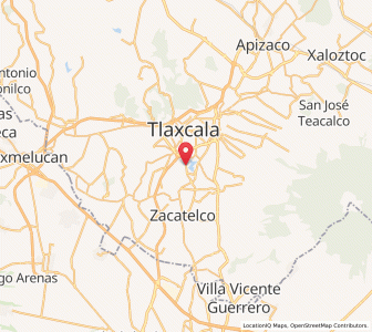 Map of Acuitlapilco, Tlaxcala
