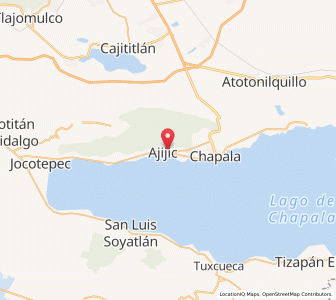 Map of Ajijic, Jalisco