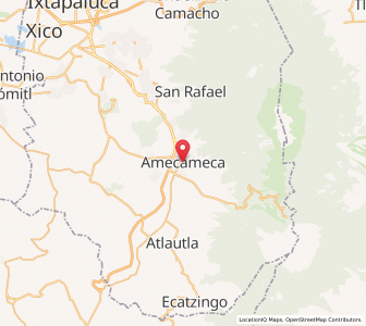 Map of Amecameca, México
