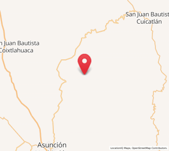 Map of Apoala, Oaxaca