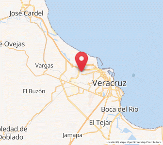 Map of Arboledas, Veracruz