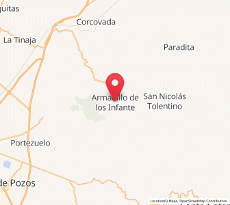 Map of Armadillo de los Infante, San Luis Potosí