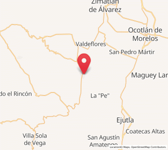 Map of Ayoquezco de Aldama, Oaxaca