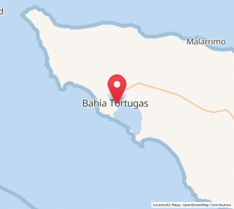 Map of Bahía Tortugas, Baja California Sur