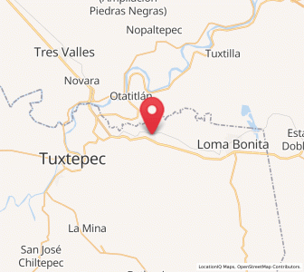 Map of Benemérito Juárez, Oaxaca