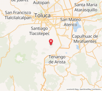 Map of Calimaya, México