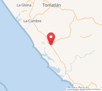 Map of Campo Acosta, Jalisco