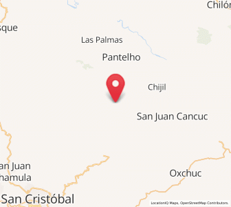 Map of Cancuc, Chiapas