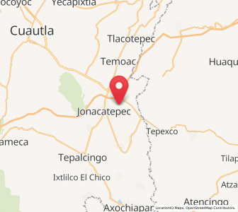 Map of Chalcatzingo, Morelos