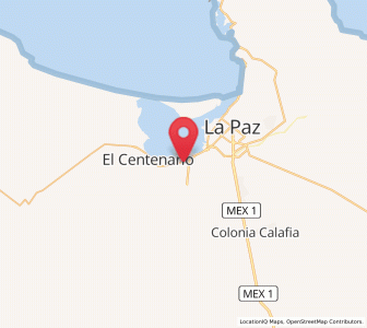 Map of Chametla, Baja California Sur